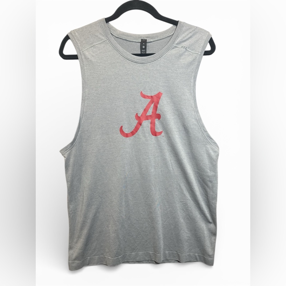 Lululemon Men’s‎ Medium Alabama Sleeveless Training Tank Gray Performance